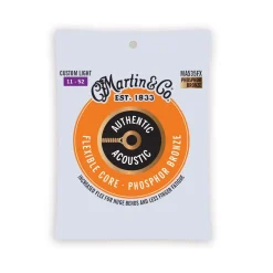 New Authentic Acoustic Flexible Core Guitar Strings Phosphor Bronze Acoustic