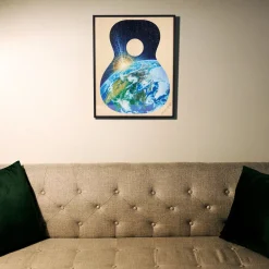 Sale 00L Blue Marble Artwork by Robert Goetzl Collectibles & Gifts