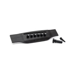 Clearance Martin Inlaid Bridge & Endpins - Black/White Parts