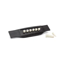 Online Martin Pearl Inlaid Bridge & Endpins (White) Parts