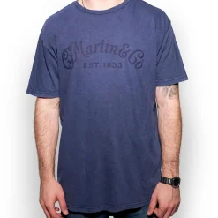 Outlet Martin Tone on Tone Elemental Blue T-shirt Tops & Tees